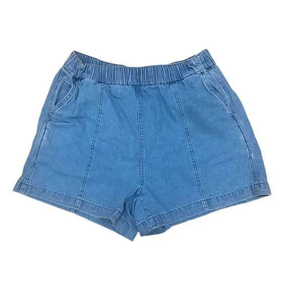 Madewell Pants - Madewell Elastic Waist Denim High Waist Shorts